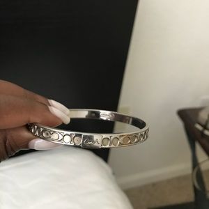 Coach sterling bangle